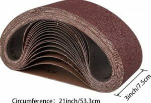Coceca Sanding Belt 3x21 Inches 18 Pcs