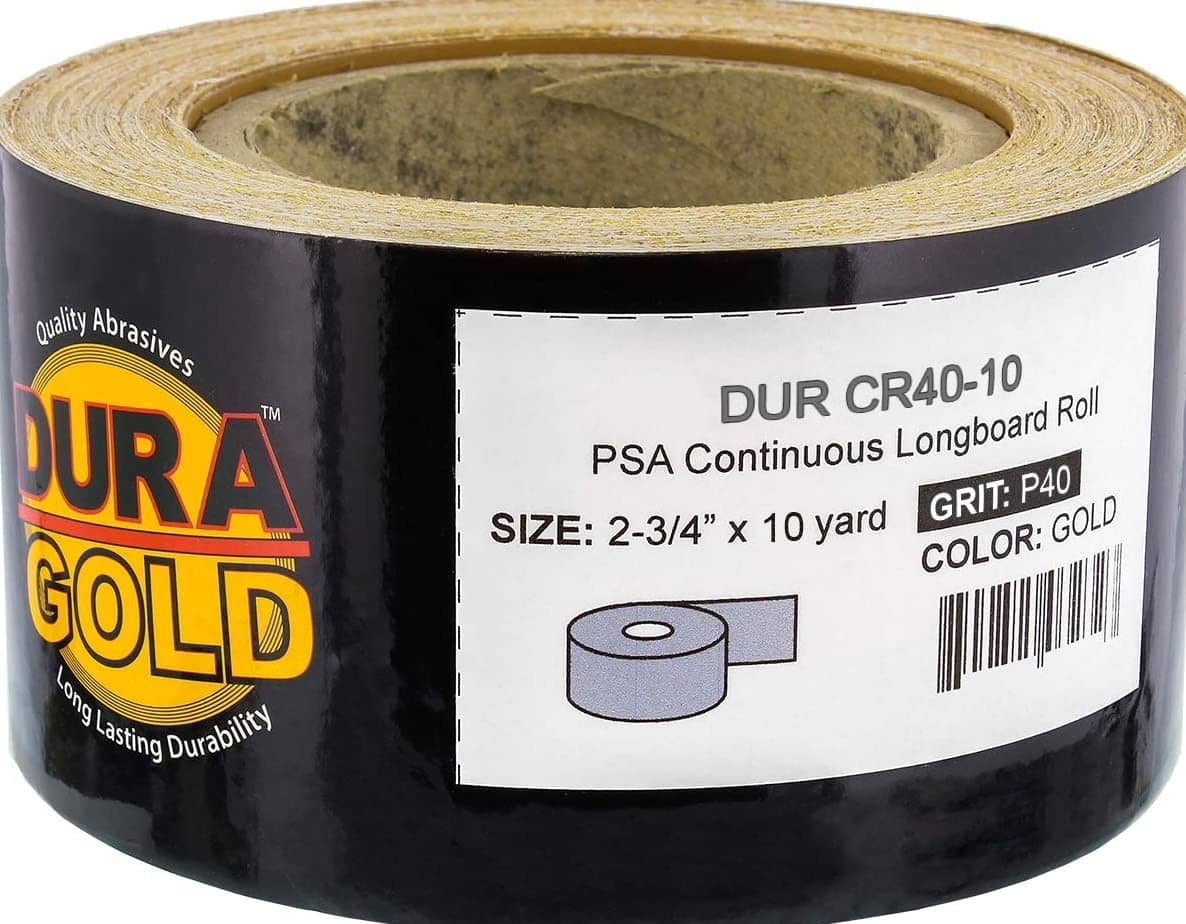 Dura-Gold Premium – 40 Grit Gold Sandpaper