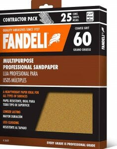 Fandeli 36021 060 Grit Multipurpose Sandpaper