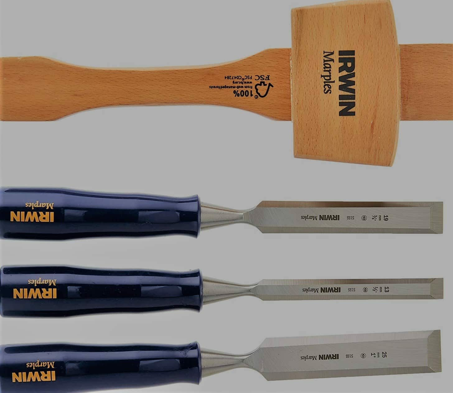 IRWIN Chisel Set with Mallet