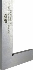Kinex 4 Inches x 2.75 Inches Solid Machinist Square