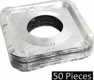MOACOCK Aluminum Foil Stove Burner Covers and Gas Range Top Protectors