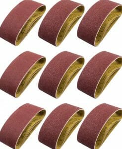 10x Klingspor Tissue Grinding Belt Sander Belts LS307X 65x410 mm grain on choice 