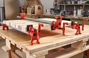 clamping panel with pipe clamp
