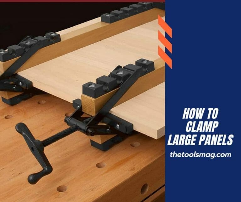 how to clamp large panels