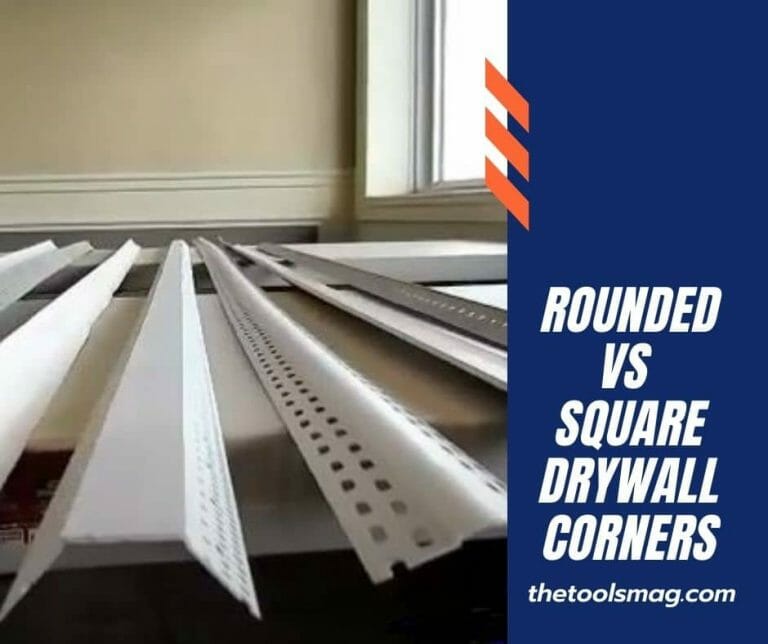 rounded vs square drywall corners